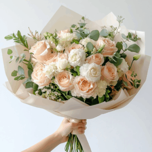 blushing-bouquet Blushing Elegance